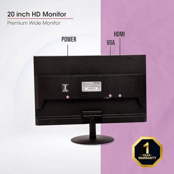 20" Moniter HDMI + VGA Port - Image 3