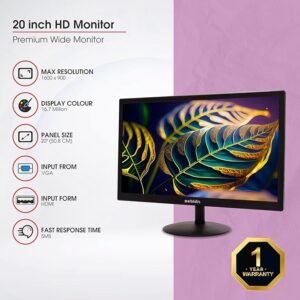 20" Moniter HDMI + VGA Port