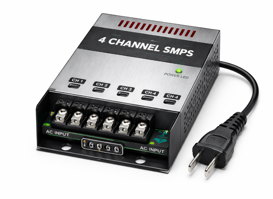 4 Channel SMPS power supply for CCTV cameras