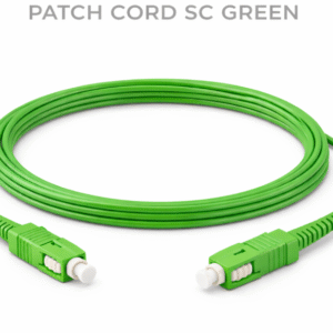 Patch Cord SC Green fiber optic cable for FTTH and networking