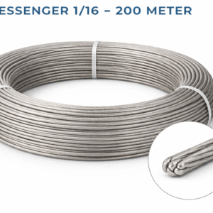 Messenger 1/16 200 meter wire for FTTH and CATV overhead installations