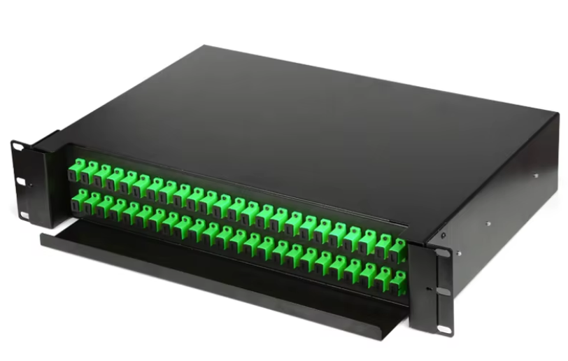 Patch Panel Fully Loaded 48u GREEN SC - Image 4