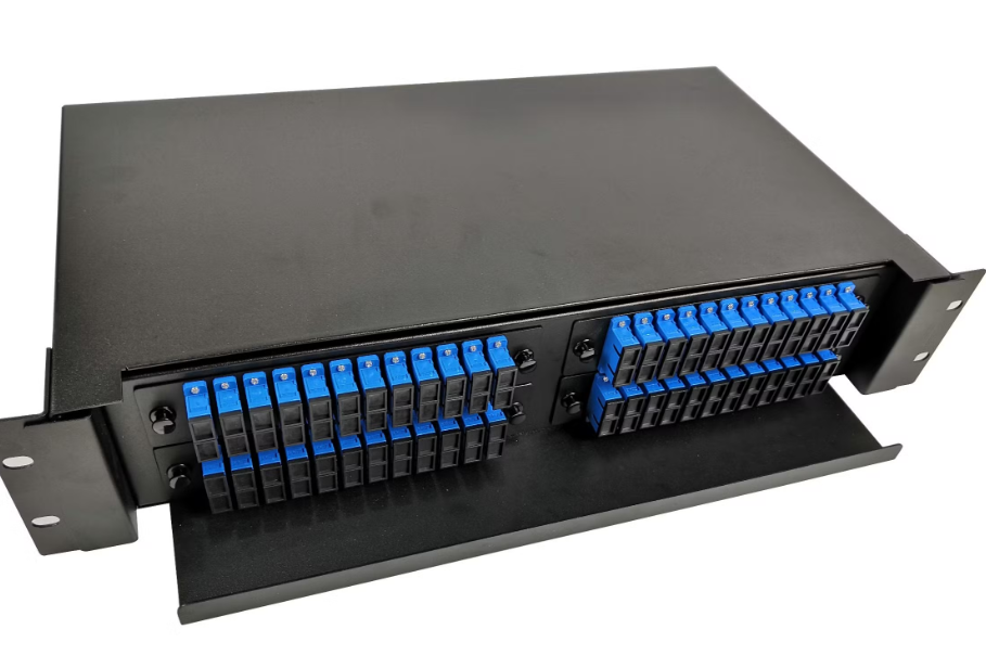 Patch Panel Fully Loaded 48 Blue SC
