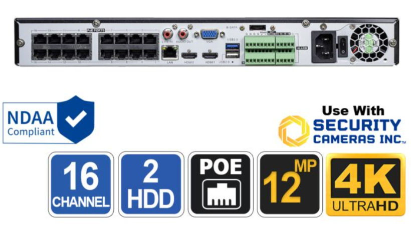 16 Ch Nvr Double Sata - Image 3
