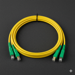 Blue SC to SC fiber patch cord 5 meter for FTTH and telecom networking
