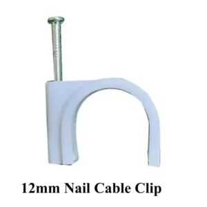 nail clips 12mm cable clips with steel nail