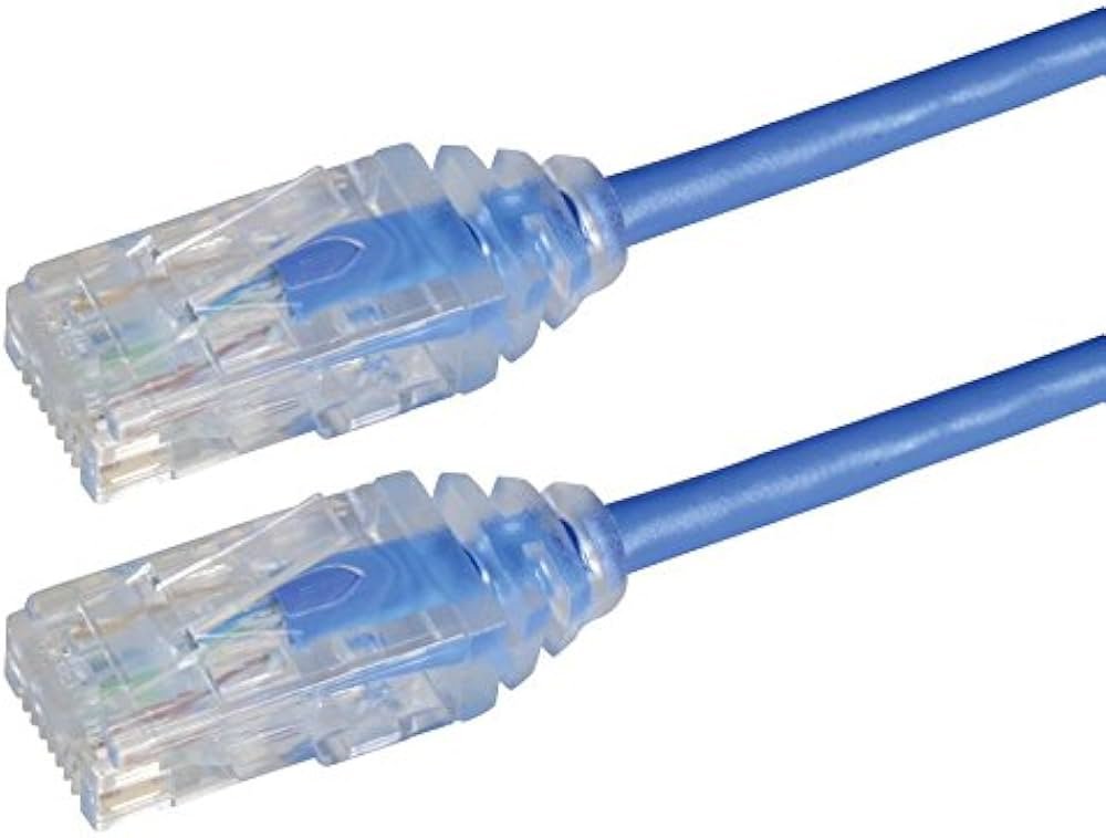 blue fiber optic patch cord