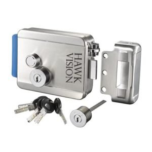 “HV‑DL‑202 electric door lock with 8 keys for metal and wooden doors”