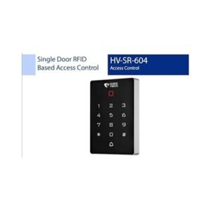 Compact RFID card reader HV SR 602-A installed in office