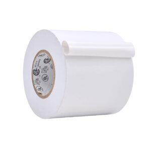 Black insulation tape roll