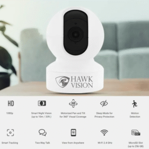 360 degree pan tilt WiFi camera for home security
