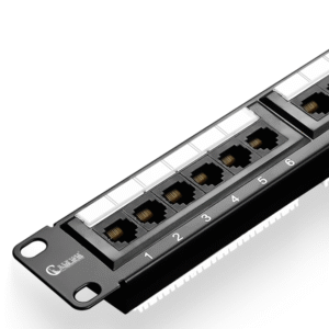 CAT 6 patch panel for structured cabling
