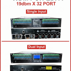 WDM Edfa 32port 19db Dual INPUT