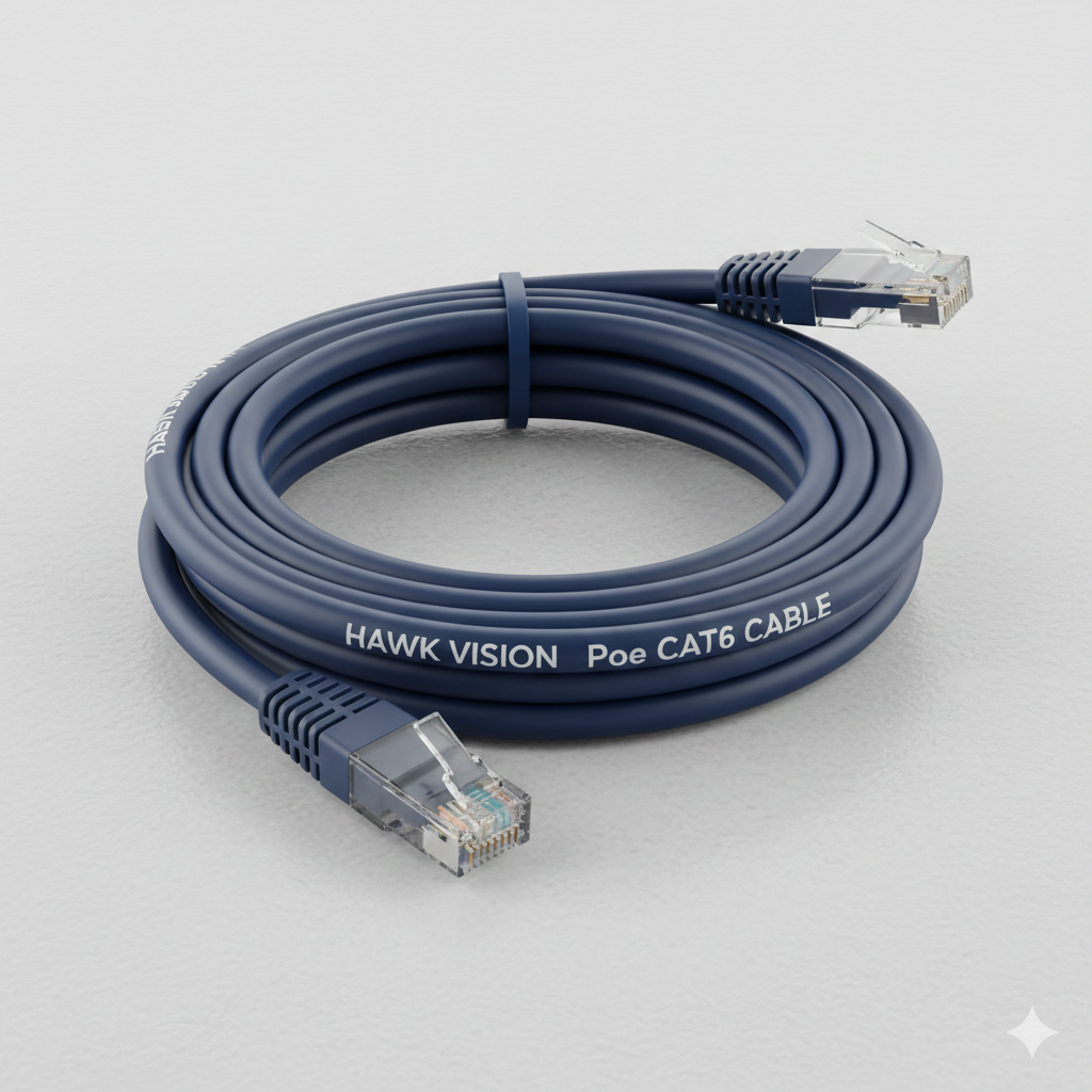 Hawk Vision PoE cable for IP cameras and network devices