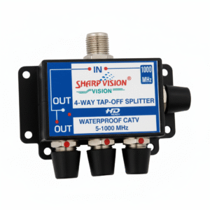 4way SPLITTER Water Proof