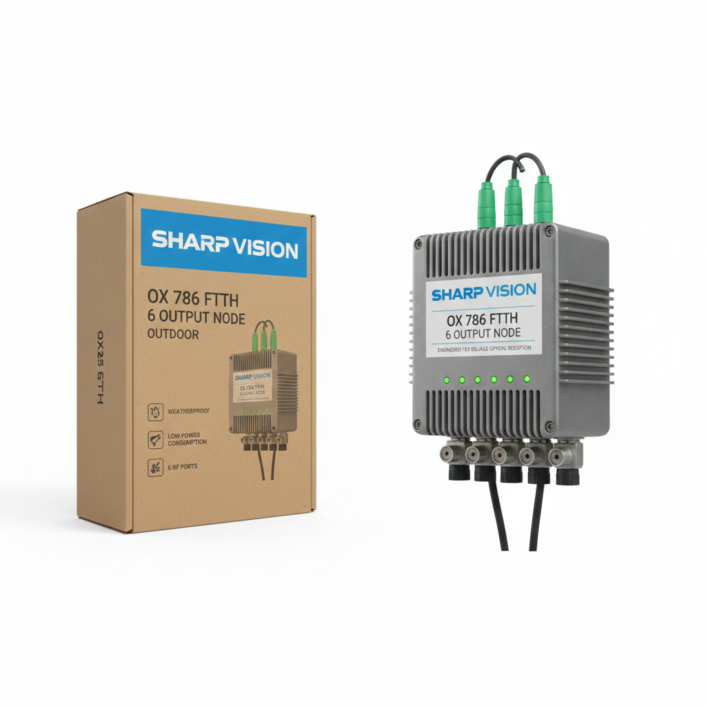 Ox 786 Ftth 6 Output Node Outdoor