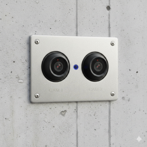 DUAL FACE PLATE FOR 2 CAMERA