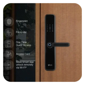 HV SDL F52 smart lock with PIN and RFID card access