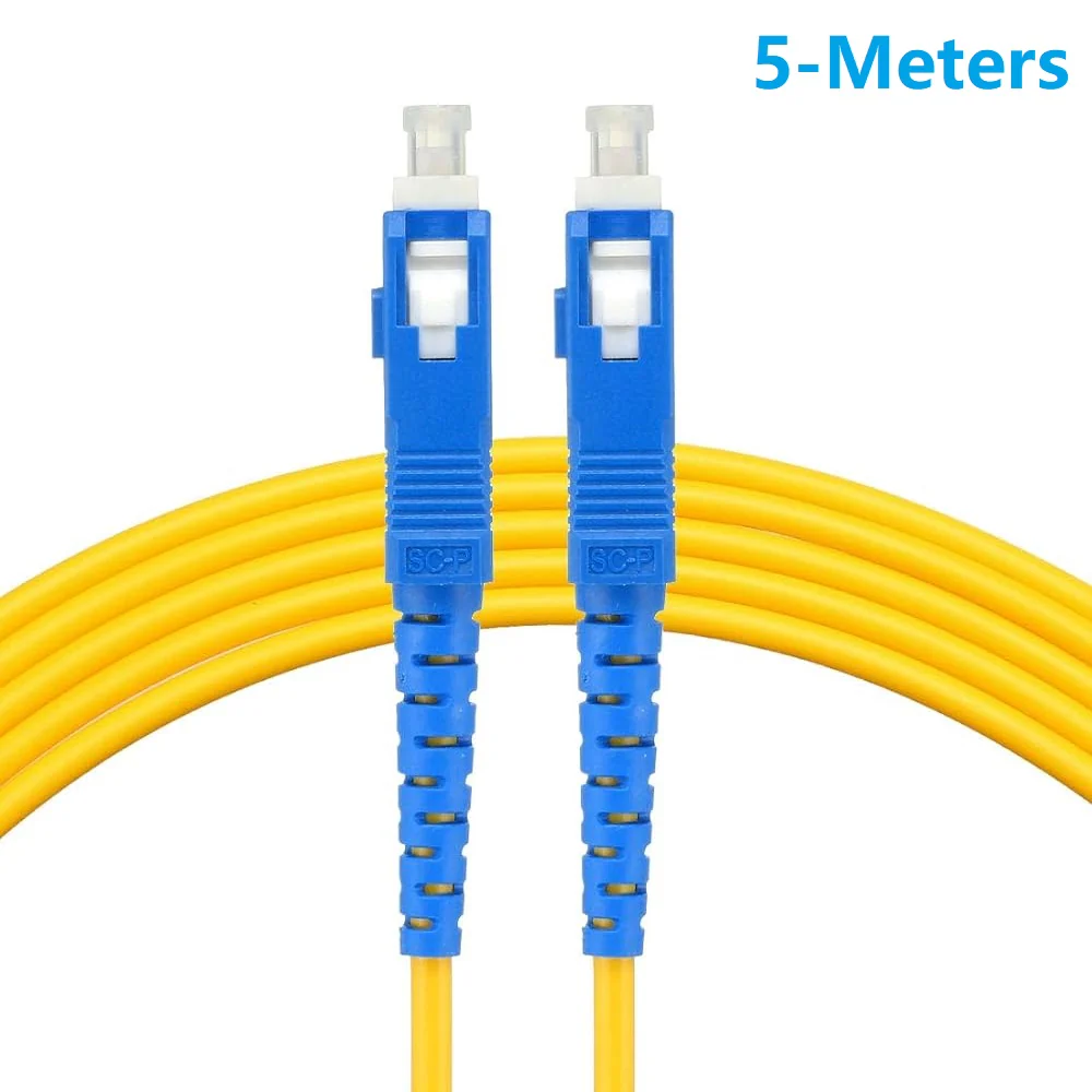 patch cord sc blue fiber optic cable