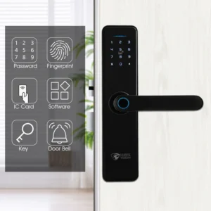 “HV-SDL-RM-02 module wooden door lock for residential security”