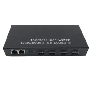 TRICOM 4 Port Ethernet+2Fiber Switch