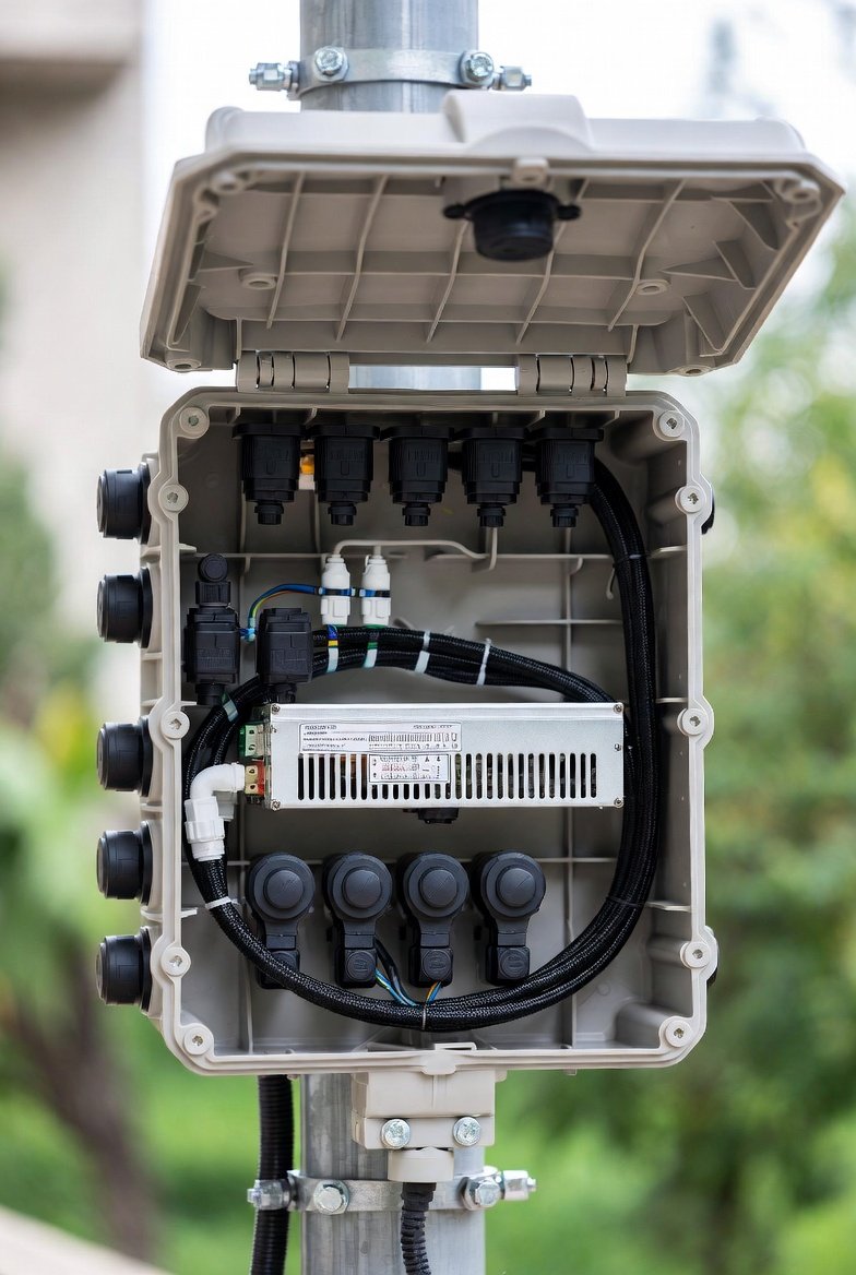 Pole Box EPBX Big 7 inch CCTV enclosure