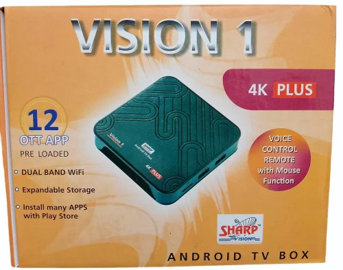 Android TV box 4K dual band WiFi device