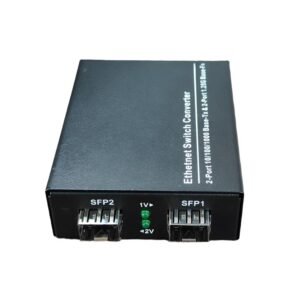 TRICOM 2 Port Ethernet + 2 Fiber Switch