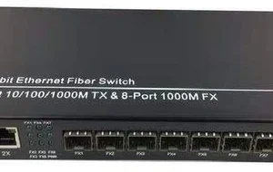 TRICOM 2 Port Ethernet + 6 Fiber Switch