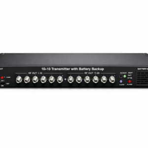 10+10 transmitter with battery backup CATV signal distribution device